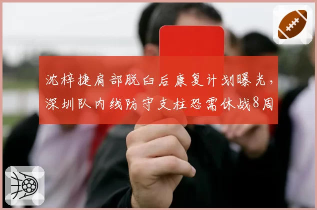 沈梓捷肩部脱臼后康复计划曝光,深圳队内线防守支柱恐需休战8周